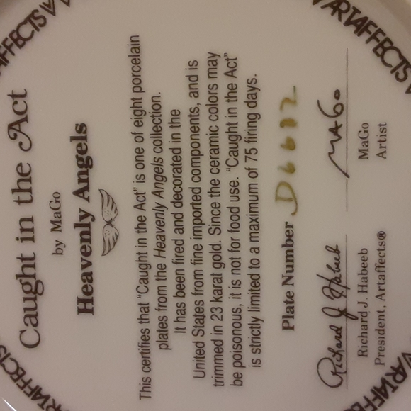 Artaffects -MaGo- Caught In The Act- Heavenly Angels Ltd Edition NWOT - Picture 8 of 11